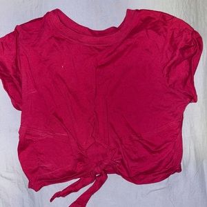 Urban Outfitters red crop top